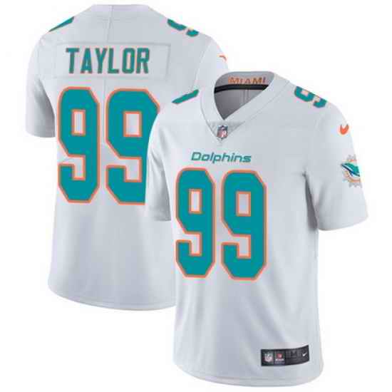 Nike Dolphins #99 Jason Taylor White Mens Stitched NFL Vapor Limited Untouchable